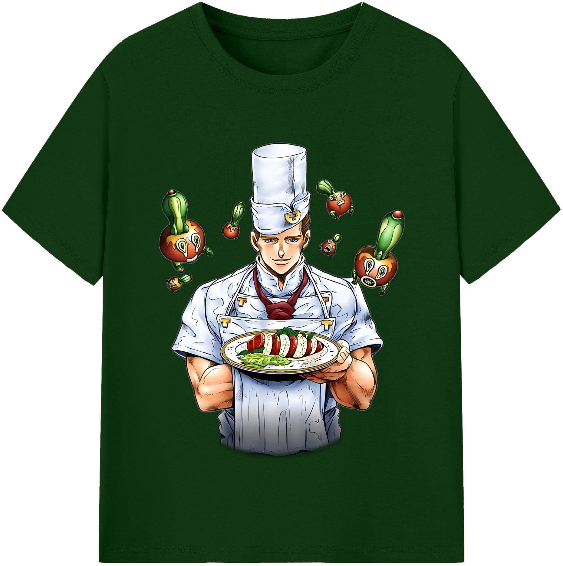 （画像用） ジョジョの奇妙な冒険 Tonio Trussardi JoJo's Bizarre Adventure トニオ?トラッサルディ 綿100％半袖Tシャツ（フロントプリント）